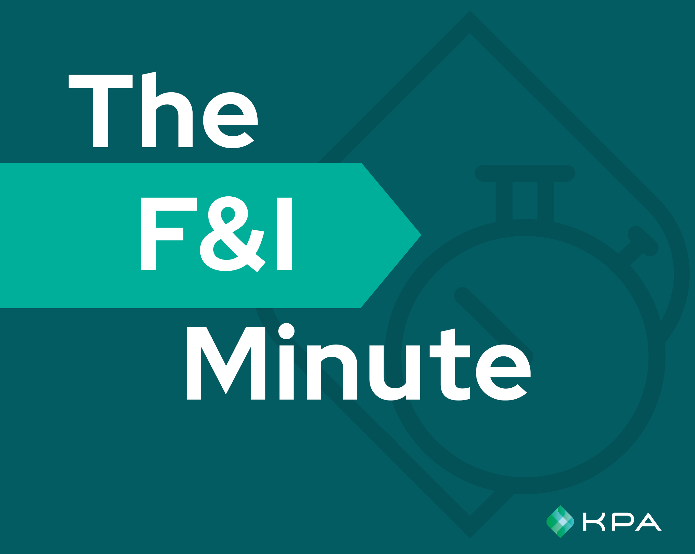 f&i minute cover resource library