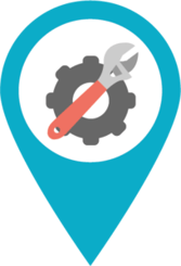 icon of gear and wrench