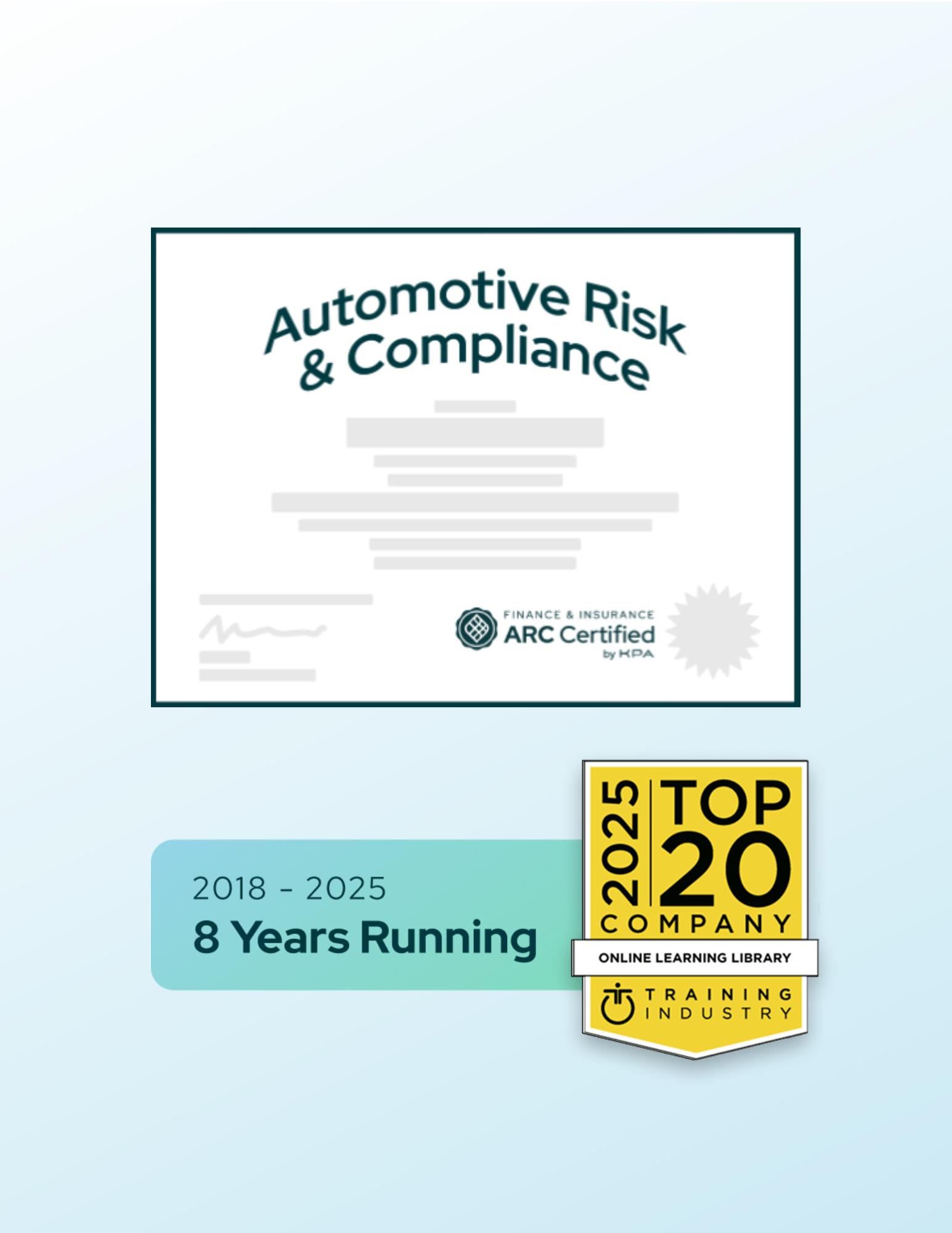 ARC Certificate